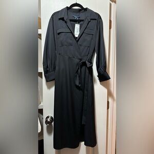 French Connection Black Midi dress